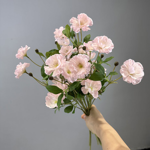 Mejor vendedor, pequeñas flores artificiales <span class=keywords><strong>de</strong></span> seda blanca, mariposa <span class=keywords><strong>de</strong></span> 3 cabezas, Ranunculus <span class=keywords><strong>Aster</strong></span> para el hogar, Día <span class=keywords><strong>de</strong></span> la madre, Navidad, Escuela trasera - Product Image 2