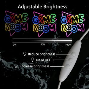 Enseigne néon LED Gamer pour salle de jeux, chambre, centre commercial, décoration murale - Décoration de fête, cadeau pour adolescent, étanche IPX3, personnalisable - Product Image 3