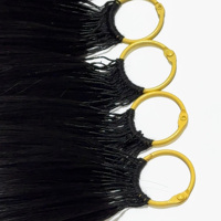 Extensions de cheveux en plumes faites à la main en vrais cheveux humains, texture douce, soyeuse et naturelle, pour invités de mariage et fêtes.