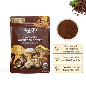 Caffè in Polvere Biologico 7 in 1 con Funghi <span class=keywords><strong>Reishi</strong></span> e Criniera di Leone - Supporto Immunitario Istantaneo per Adulti, Etichetta Privata OEM - Product Image 5
