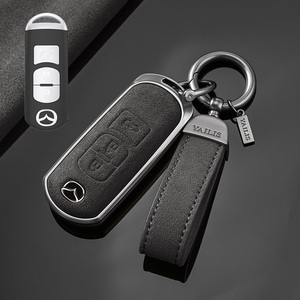 Funda Protectora para Llaves de Coche de Aleación de Aluminio y Cuero Suave, Diseño Elegante y Popular de Domi Factory, para Mazda Axela <span class=keywords><strong>CX3</strong></span>/4/5/7/9 - Product Image 6