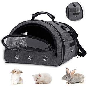 Borsa da esterno traspirante per animali da compagnia Premium per cavie criceti conigli da viaggio - Product Image 2