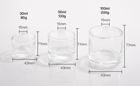 Fabricante de Envases de Vidrio Vacíos Personalizados de 30ml 50ml 100ml, Cilíndricos y Transparentes, para Perfume de Mujer con Atomizador y Tapa