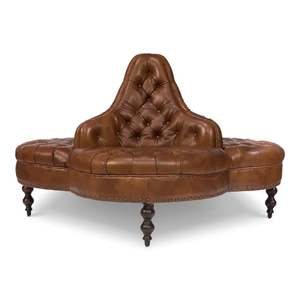 Élégant canapé Chesterfield à quatre côtés avec capitonnage profond, accoudoirs roulés et coussins moelleux pour un salon de luxe - Product Image 6