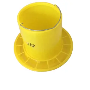 Automatic broiler layer bucket manual poultry feeder for chicken turbo bucket day old baby chick bucket