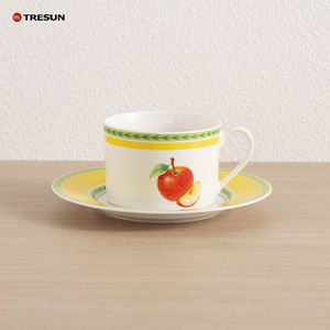 Vajilla de Porcelana con Diseño de Manzana, Personalizada, OEM/ODM, Vajilla Infantil Bonita, Juego de Vajilla de Cerámica - Product Image 2