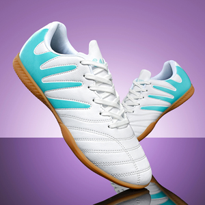 Zapatos <span class=keywords><strong>de</strong></span> Fútbol <span class=keywords><strong>de</strong></span> Suela Plana y Corte Bajo, Parte Superior <span class=keywords><strong>de</strong></span> PU, Directo <span class=keywords><strong>de</strong></span> Fábrica, OEM ODM, <span class=keywords><strong>Botas</strong></span> <span class=keywords><strong>de</strong></span> Fútbol Sala Personalizadas para Entrenamiento Unisex - Product Image 5