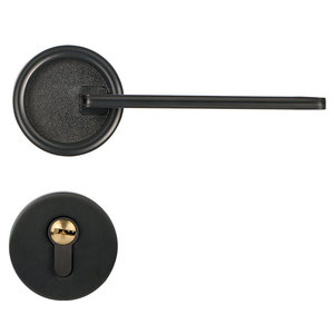 Lgedis Lever Lock Zinc Alloy Black Pearl Black Matte Coffee PVD Solid Wood Door Handle Anti Rust Bedroom Bathroom Kitchen Door - Product Image 3