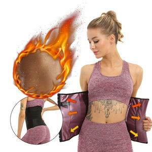 Short de sudation amincissant avec logo personnalisé, taille élastique, gaine sculptante et ceinture d'entraînement, écologique, antibactérien, avec rembourrage fessier - Product Image 3