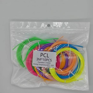 Bersil Pcl 3D Pen <b>Filament</b> 1.75Mm 5M 10Pcs Multicolor Low Temperature Printing Material - Product Image 3