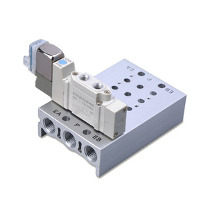 Válvula Solenoide Neumática Nueva y Usada SS5Y5-20-02/20, Colector de la Serie SY5120, Placa de Colector, Válvula de Conexión, Asiento de Válvula SS5Y3/S5Y7 - Product Image 2