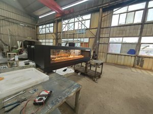 <span class=keywords><strong>Cheminée</strong></span> linéaire à <span class=keywords><strong>insert</strong></span> fabriquée en Chine Chauffage à gaz en métal personnalisé pour l'intérieur - Product Image 3