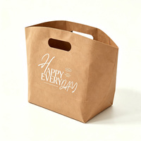 Sac en papier biodégradable de luxe blanc avec impression numérique, fermeture magnétique, idéal pour les cafés et restaurants