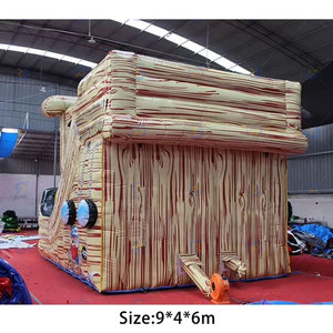 Trung Quốc Nhà máy PVC inflables Para ninos Grandes tàu cướp biển Inflatable bouncy lâu đài bên cho thuê toboggan gonflable cho trẻ em - Product Image 3