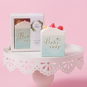 Xà phòng thủ công dưỡng ẩm tự nhiên, logo OEM tùy chỉnh, xà phòng glycerin, hình bánh ngọt, chiết xuất thảo dược nhiều màu sắc, phù hợp với mọi loại da - Product Image 3