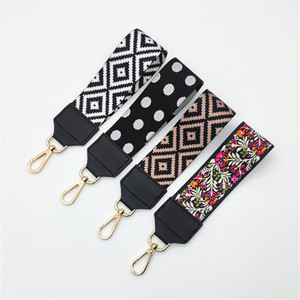 LLavero de pulsera de poliéster de lona para mujeres y hombres, correa de cordón de muñeca de 5CM de ancho para mujeres y hombres, llaves de coche, insignias de identificación, billetera para tarjetas - Product Image 2