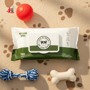 Toallitas Húmedas Premium FreshPaws para Mascotas, Toallitas de Limpieza Desechables Multiusos - Product Image 1