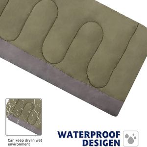Sac <span class=keywords><strong>de</strong></span> couchage enveloppe trois saisons pour temps chaud Camping Sleepovers pêche randonnée en plein air voyage - Product Image 2