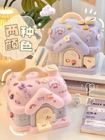 Grande taille coffre-fort grand mignon enfants cash house boîte d'économie d'argent tirelire pour les enfants