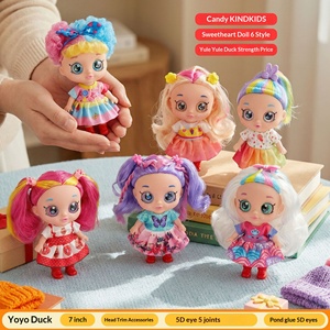 Poupée en vinyle Kindi Kids Sweetheart de 7 pouces avec yeux 5D et bandeau - Cadeau de Noël - Product Image 2