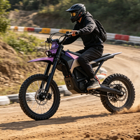 Moto cross électrique professionnelle de niveau 72V 5000W pour adultes débutants en course tout-terrain et en conduite en forêt