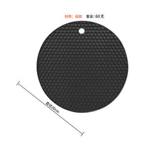 Hot Sale Round Honeycomb <b>Silicon</b> <b>Mats</b> <b>Heat</b> <b>Resistant</b> Table <b>Mats</b> for Kitchen Table Durable Non-Slip Easy to Clean - Product Image 2