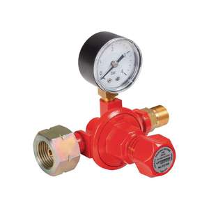ROTHENBERGER Propane <b>pressure</b> <b>regulator</b> 0.5–4 bar G 3/8 inch LH - Product Image 1