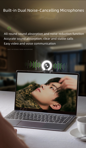 2K 30FPS Full HD USB Webcam <span class=keywords><strong>web</strong></span> máy ảnh PC Máy ảnh <span class=keywords><strong>3</strong></span> mức độ LED ánh sáng USB Webcam với xây dựng trong Microphone - Product Image 3