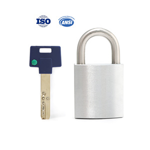 Candado Interior de Latón Resistente al Agua de Alta Seguridad con Logotipo Personalizado, con Llaves de Níquel Plateado - Product Image 1