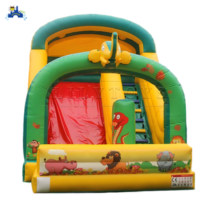 Lilytoys - Tobogán Inflable Comercial de PVC, Parque de Atracciones Infantil con Temática Animal, Tobogán Inflable Seco, Parque de Atracciones Divertido en Venta - Product Image 1