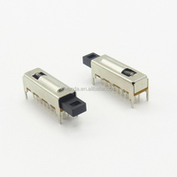 Sbloccato Mini disegno industriale momentaneo pulsante 0.3A quadrato di plastica Push interruttore metallo ottone elettrodomestico elettronico 50V DC