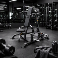 Nouvelle Machine de Musculation Commerciale DFT U1002 2026 – Presse à Épaules Assise à Charge Libre