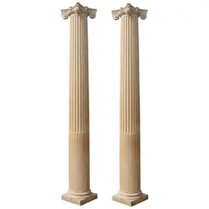 रोमन वर्ग आउटडोर संगमरमर पत्थर Pergula स्तंभ