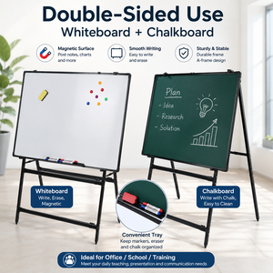 <span class=keywords><strong>Tableau</strong></span> <span class=keywords><strong>blanc</strong></span> mobile <span class=keywords><strong>sur</strong></span> roulettes pour écoles – Équipement essentiel pour la salle de classe - Product Image 6