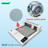 Machine de découpe numérique automatique pour étiquettes adhésives, logo 3D pour vêtements, découpe de film de gravure format A3
