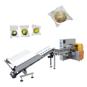 Entièrement Automatique Citron <span class=keywords><strong>Passion</strong></span> Fruits Walter Mandarin Mangoustan Débit Machine à Emballer Avec Un Sac En Plastique - Product Image 1