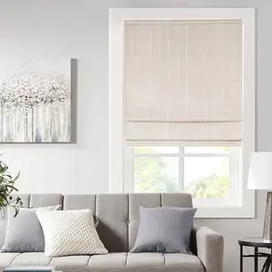 Roman Shades Sonnenschutz Blackout Motorisierte elektrische Raff rollos im amerikanischen Stil