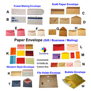 Papier texturé personnalisé #10 fenêtre de poche noire kraft, enveloppes pour l'emballage de vêtements, <span class=keywords><strong>enveloppe</strong></span> bleu foncé rouge jaune - Product Image 5
