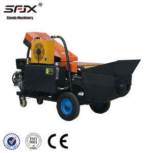 Bomba de transporte de vertido de hormigón de columna de estructura secundaria diésel pequeña con motor de 30HP y alto momento de carga - Product Image 2