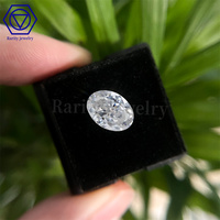 Venta Directa de Fábrica, Excelente Precio, Conjuntos de Moissanita de Forma Ovalada, Piedras Sueltas de Moissanita para Anillo, Piedras de Diamante Blancas