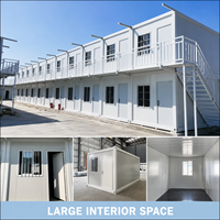 Maison préfabriquée modulaire à 3 étages certifiée CE, design moderne pour bureaux et dortoirs, facile à installer