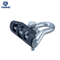 TANHO Colliers de suspension isolés électriques en aluminium TH94 pour câbles isolés ADSS