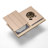 Interruptores y Enchufes de Pared WESA Ultrafinos con Botón Pulsador EU de 1/2/3 Vías con Enchufe USB Tipo C, Combinación Libre, Diseño Moderno de Lujo