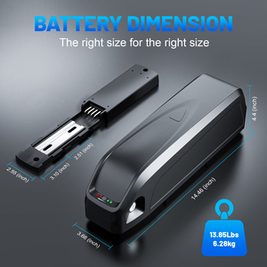 Hailong 48V 17.5ah Xe đạp điện pin với 18650 tế bào xuống ống 1900W động cơ <span class=keywords><strong>Lithium</strong></span> <span class=keywords><strong>Ion</strong></span> gói cho xe đạp - Product Image 3
