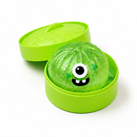Jouets Squishy Halloween Scintillants en Forme de Chignon, Mignons et Effrayants, Jouets Anti-Stress à Presser avec Boîte Vapeur, Cadeau pour Fête d'Enfants
