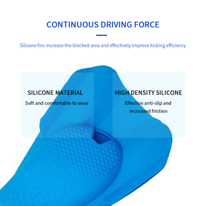 Aletas Cortas de Buceo de Silicona Personalizadas con Logotipo Impreso, Aletas Especiales para Entrenamiento de Natación Libre y Doble Breaststroke - Product Image 4