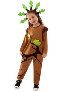 Nouveauté 2026 : Tenues de carnaval d'Halloween pour enfants, combinaisons de spectacle sur le thème des arbres, costumes de cosplay pour filles - Product Image 2