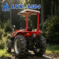Mini-tracteur 4x4 de 150 CV, essieu renforcé, grande capacité de charge, certifié CE, idéal pour les exploitations forestières et agricoles en zone montagneuse.