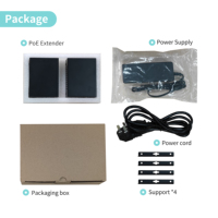 Extensor PoE RJ45 para CCTV en Ascensores, Transmisión de Larga Distancia de 500M, Repetidor PoE Plug & Play para Cámara IP