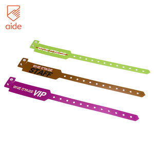 热销促销腕带柔软舒适PVC乙烯基塑料手链Id手链节日活动PVC腕带 - Product Image 1